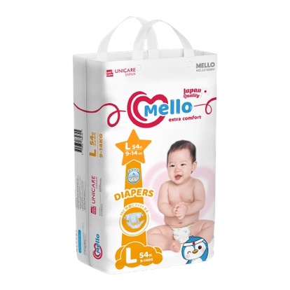 Подгузники Mello Размер L, 54 шт