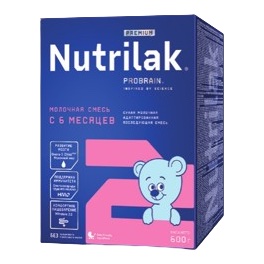Nutrilak Premium 2 Молочная смесь адаптированная последующая, 600 г