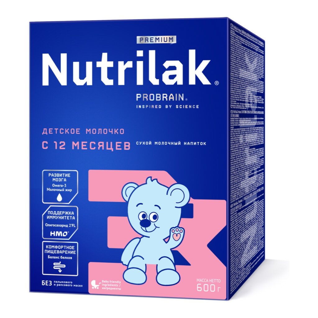 Nutrilak Premium 3 Сухой молочный напиток, 600 г
