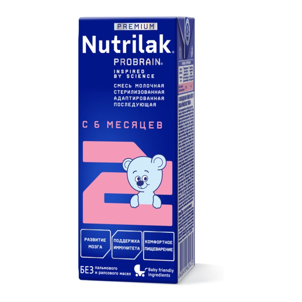 Nutrilak Premium 2 Смесь стерилизованная молочная адаптированная последующая