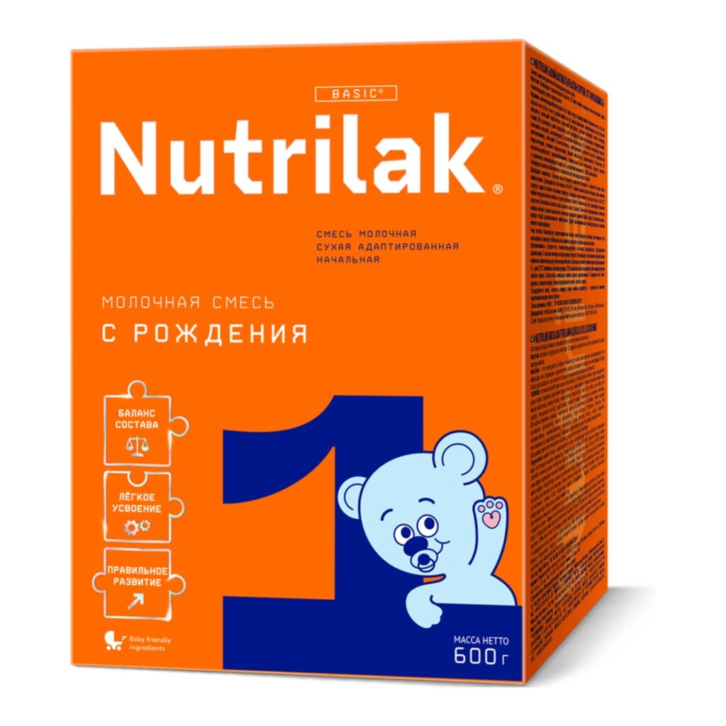 Nutrilak 1 Молочная смесь адаптированная с рождения, 600 г