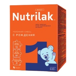 Nutrilak 1 Молочная смесь адаптированная с рождения, 600 г