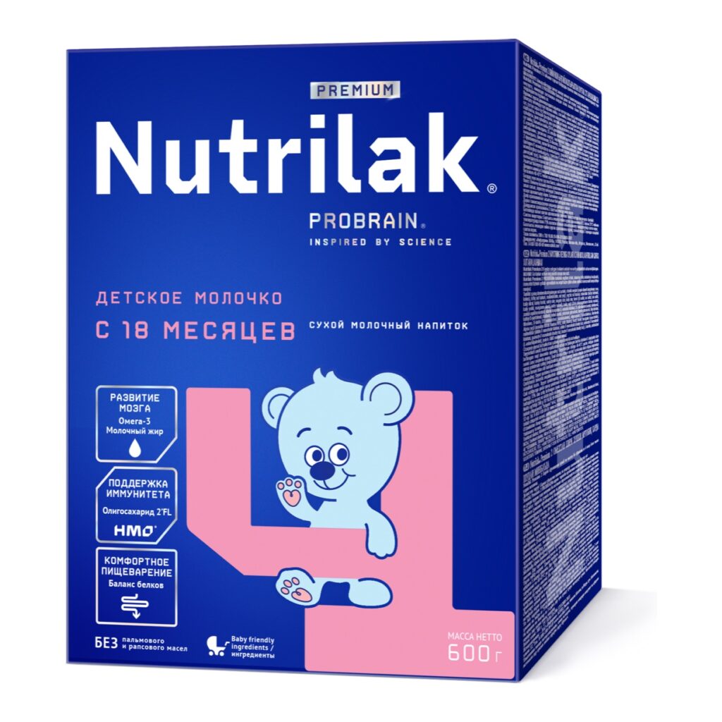 Nutrilak Premium 4 Сухой молочный напиток, 600 г