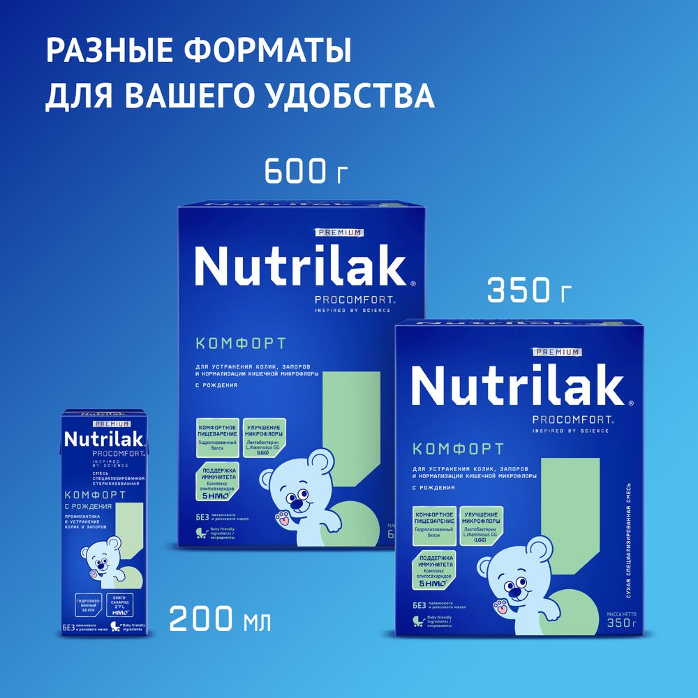 Nutrilak Premium КОМФОРТ, 350 г — фото 12