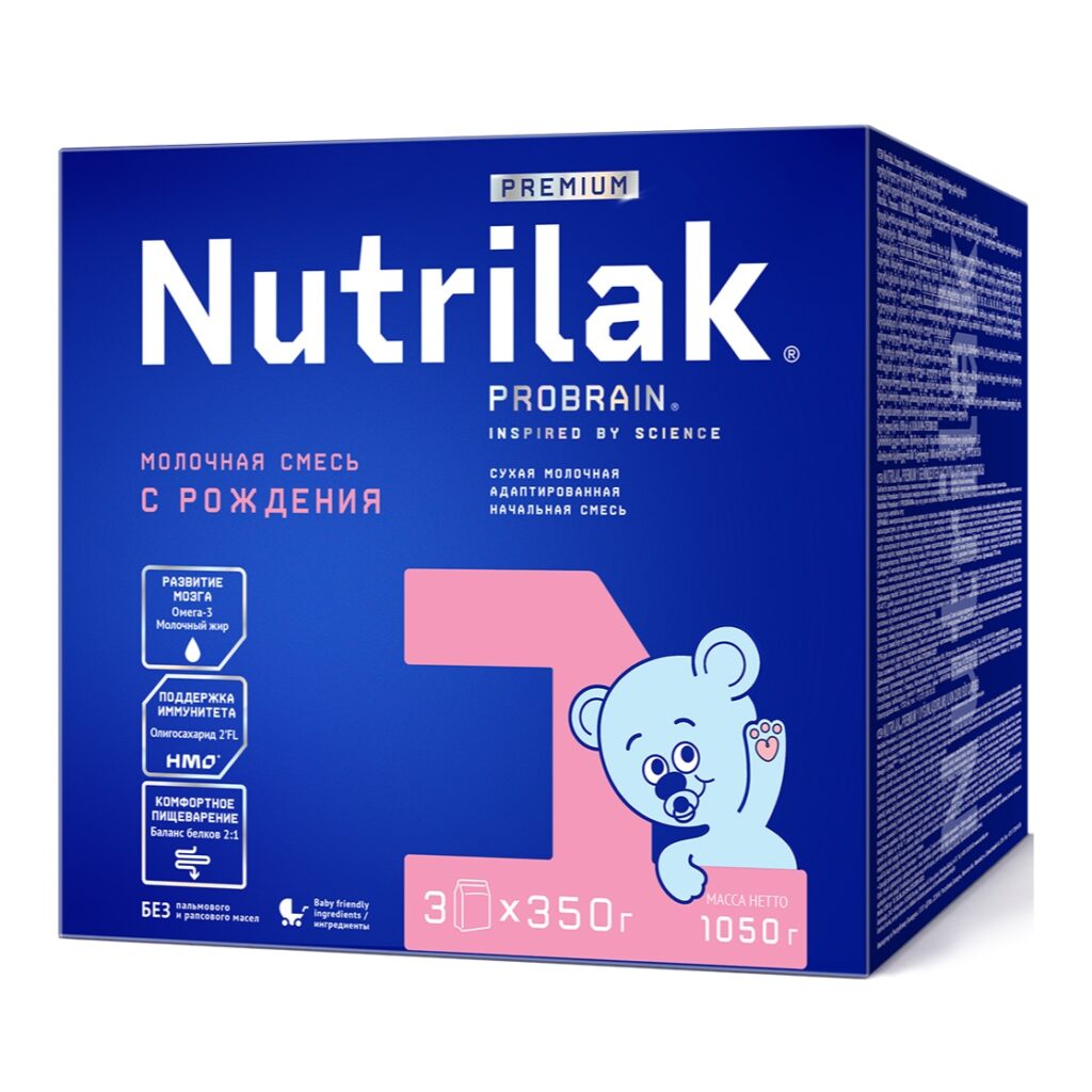 Nutrilak Premium 1 Сухая молочная адаптированная начальная смесь, 1050 г