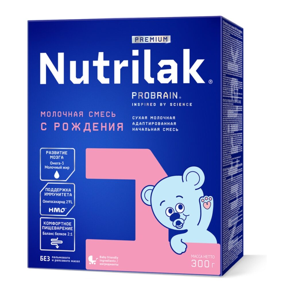 Nutrilak Premium 1 Сухая молочная адаптированная начальная смесь, 300 г