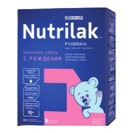 Nutrilak Premium 1 Сухая молочная адаптированная начальная смесь, 300 г