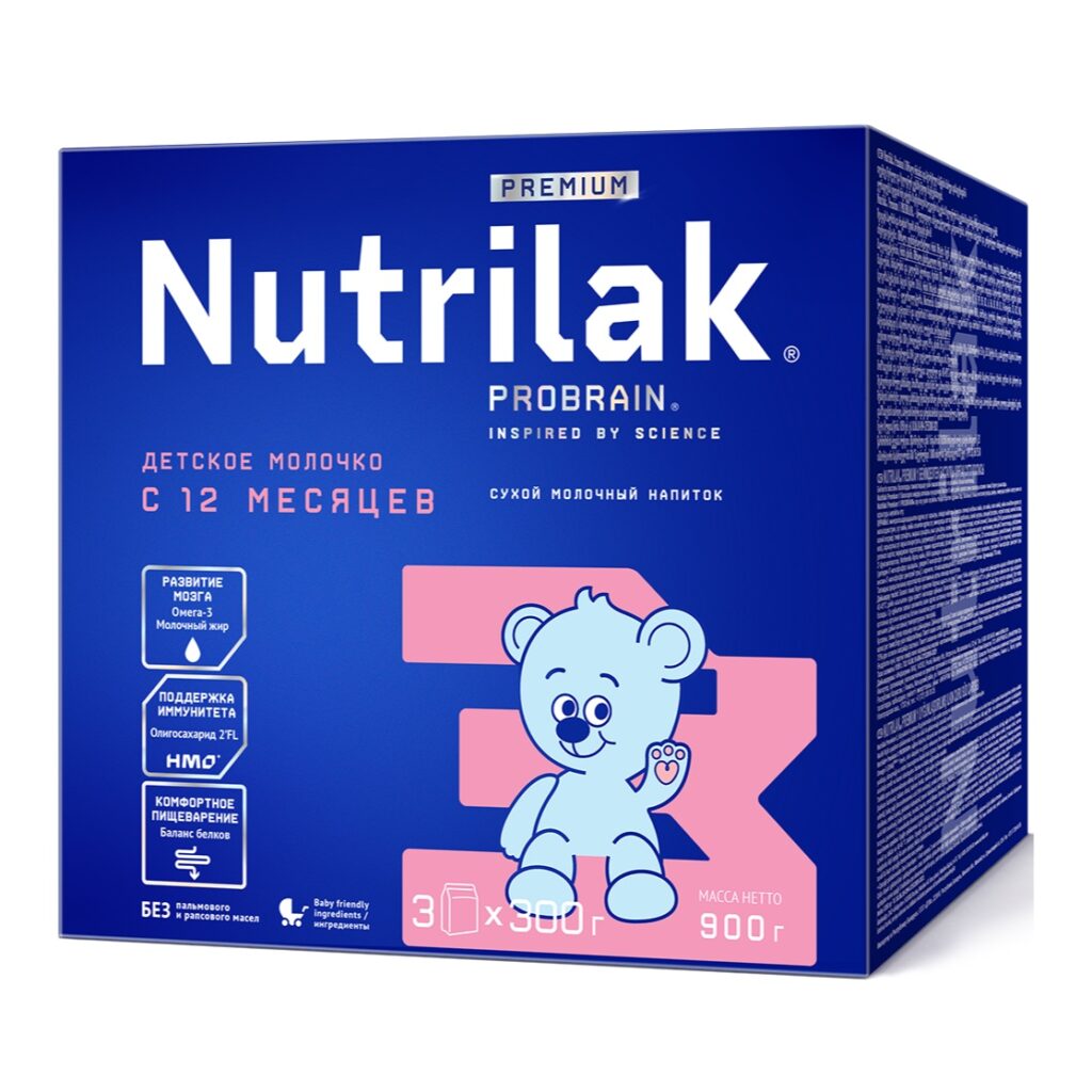 Nutrilak Premium 3 Сухой молочный напиток, 900 г