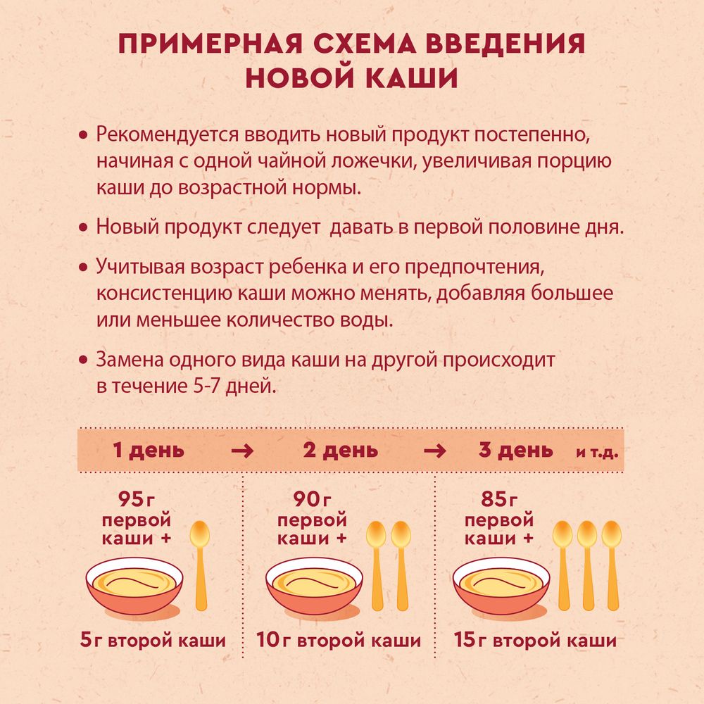 Винни каша молочная 4 злака с кусочками клубники и с яблоком — фото 10