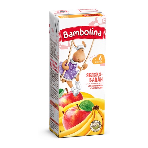 Bambolina сок Яблоко и банан