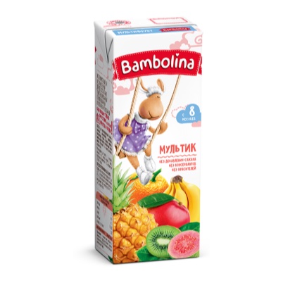 Bambolina сок Мультфрукт