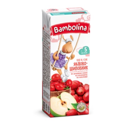 Bambolina сок Яблоко и шиповник