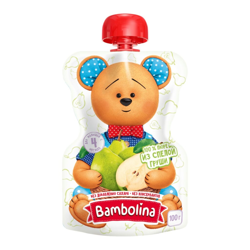 Bambolina пюре Груша