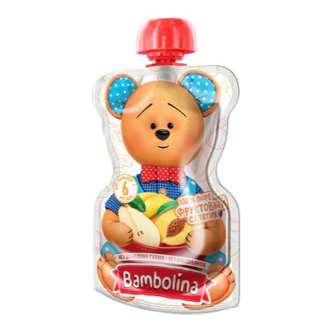 Bambolina пюре Фруктовый салатик