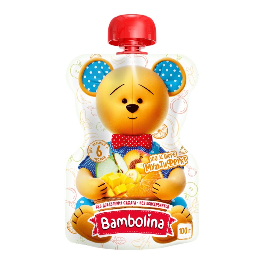 Bambolina пюре Мультифрукт