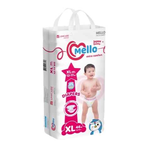 Подгузники Mello Размер XL, 46 шт