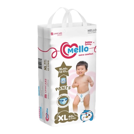 Подгузники-трусики Mello Размер XL, 40 шт